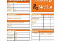 Medication Card Template Unique 8 Medication Card Templates Inside Med Cards Template