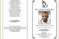 Memorial Card Templates Free Download Inspirational Memorial For Professional Remembrance Cards Template Free