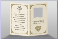 Memorial Cards Templates Funeral | Vincegray2014 Intended For Printable Memorial Cards For Funeral Template Free