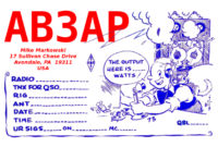 Mike'S Qsl Card Throughout Free Qsl Card Template