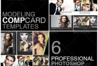 Model Comp Card Photoshop Template On Behance Inside Quality Free Model Comp Card Template Psd