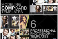 Model Comp Card Photoshop Template On Behance Regarding 11+ Comp Card Template Psd