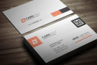 Modern Stylish Qr Code Business Card Template » Cardzest Inside Professional Qr Code Business Card Template