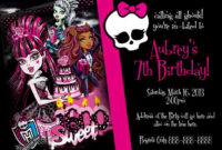 Monster High Birthday Party Invitations | | Dolanpedia With Regard To Free Monster High Birthday Card Template