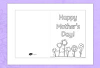 Mother&amp;#039;S Day Card Templates (Teacher Made) Regarding Quality Mothers Day Card Templates