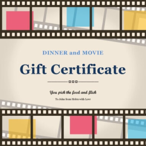 Movie Gift Certificate Template (6) Templates Example Throughout Movie Gift Certificate Template