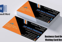 Ms Office Business Card Templates ~ Addictionary Inside Free Business Card Template Word 2010