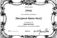 Ms Word World'S Best Award Certificate Template | Word Inside Life Saving Award Certificate Template