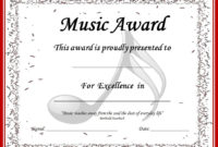 Music Award Certificates *Editable* | Piano Recital, Music Pertaining To Printable Choir Certificate Template