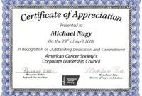 Nice Editable Certificate Of Appreciation Template Example In Professional Gratitude Certificate Template
