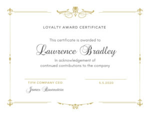 Online Loyalty Award Certificate Template | Fotor Design Maker Regarding Printable Winner Certificate Template