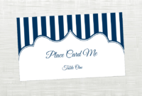 Our Printable Place Cards | Place Card Me Inside Fold Over Place Card Template