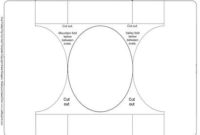Oval Folded Pop Out Card Template On Craftsuprint Designed Regarding Fold Out Card Template