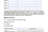 Payment Plan Agreement Template 12+ Free Word, Pdf In Free Credit Card Payment Plan Template