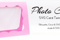 Photo Card – Free Svg Card Template #Silhouettecameo Regarding Quality Silhouette Cameo Card Templates