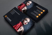 Photography Business Card Template Photoshop Creative Within Professional Advertising Cards Templates