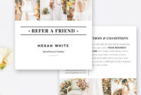 Photography Referral Card Template, Wedding Planner Referral Throughout Photography Referral Card Templates