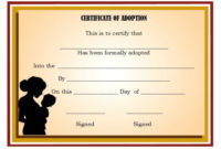 Pin On Adoption Certificate Template Pertaining To 11+ Child Adoption Certificate Template