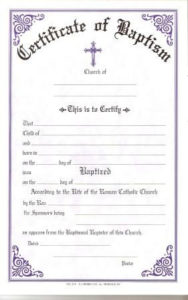 Pin On Baptism Certificate Intended For Professional Roman Catholic Baptism Certificate Template