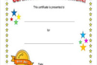 Pin On Certificate Design For Certificate Of Achievement Template For Kids