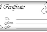 Pin On Crafty Stuff Throughout Quality Homemade Gift Certificate Template