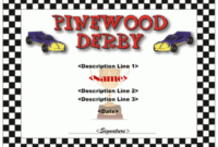Pin On Cub Scout Derby Pinewood Intended For Pinewood Derby Certificate Template