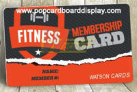 Pin On Custom Plastic Membership Cards For Gym Or Club With Regard To Gym Membership Card Template