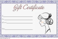 Pin On Fd Within Best Salon Gift Certificate Template