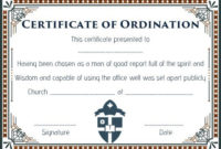 Pin On Free Download Intended For Certificate Of Ordination Template