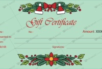 Pin On Gift Certificate Templates Pertaining To Homemade Christmas Gift Certificates Templates