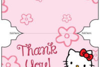 Pin On Hello Kitty Party Printables Pertaining To Free Hello Kitty Birthday Card Template Free