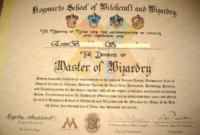 Pin On Hogwarts Graduation Regarding Harry Potter Certificate Template