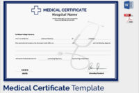 Pin On House Within Free Fake Medical Certificate Template Download