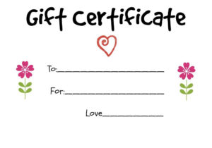 Pin On Kids Homemade Gifts For Grandparents Pertaining To Homemade Gift Certificate Template