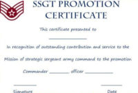 Pin On Mba Graduation With Printable Officer Promotion Certificate Template