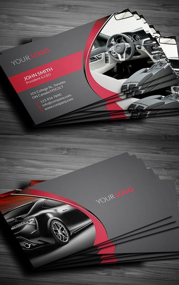 Pin On Poszter Inside Free Automotive Business Card Templates