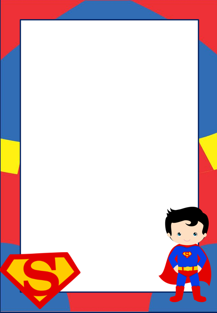 Pin On Superman Party Ideas Throughout Superman Birthday Card Template