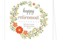 Pin On The Best Template Example Inside Retirement Card Template