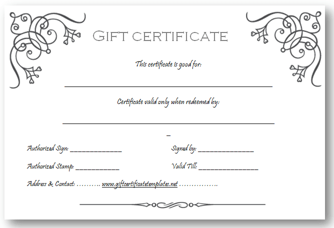 Pinget Certificate Templates On Beautiful Printable Gift With 11+ Company Gift Certificate Template