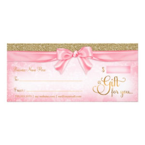 Pink Gift Certificates | Gift Certificate Templates Inside Pink Gift Certificate Template