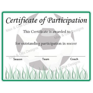 Pinmimi Gallagher On Kids | Soccer Awards, Certificate Inside Free Soccer Certificate Template Free