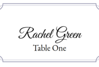 Place Card Me A Free And Easy Printable Place Card Maker In Best Reserved Cards For Tables Templates
