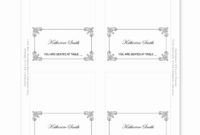Place Card Template Word 6 Per Sheet Luxury Place Card Throughout Printable Free Place Card Templates 6 Per Page