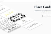 Place Cards Online Place Cards Maker. Beautifully Designed Inside 11+ Celebrate It Templates Place Cards