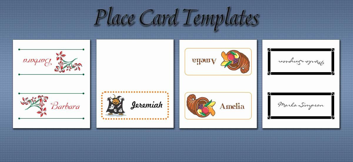 Place Cards Template 6 Per Sheet Best Of Free Place Card Inside Free Place Card Templates 6 Per Page