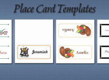 Place Cards Template 6 Per Sheet Best Of Free Place Card With 11+ Place Card Template Free 6 Per Page