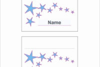 Place Cards Template 6 Per Sheet Elegant 7 Place Card Pertaining To 11+ Place Card Template Free 6 Per Page