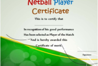 Player Of The Day Certificate Template 5 In 2020 With Regard To Best Player Of The Day Certificate Template