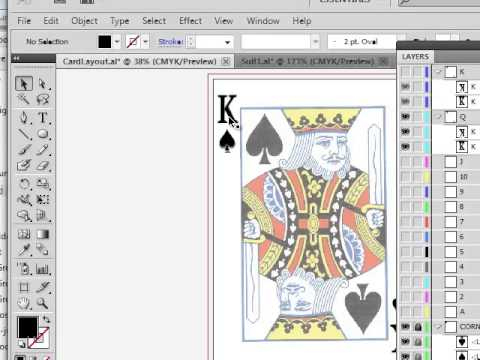 Playing Card Design In Illustrator Intended For Playing Card Design Template