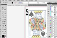 Playing Card Design In Illustrator Intended For Professional Playing Card Template Illustrator